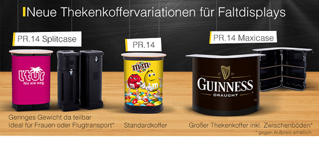 Faltdisplay Thekenkoffer