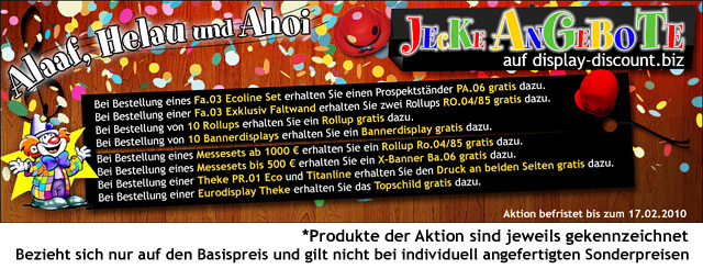 Karnevals Aktion