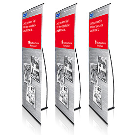 Bannerdisplay hochwertig