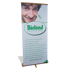 Bambus Bannerdisplay