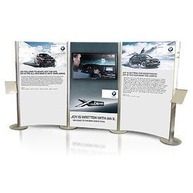 Elegance Werbestand LCD