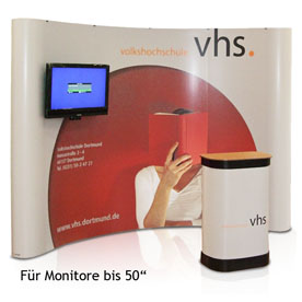 Faltdisplay plus Aufnahme für Monitore