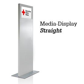 Full HD Media Display Infoständer Infosäule