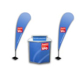 sehr stabilen Aluminium Falttheke 
