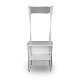 Rueckansicht Klapprahmentheke
