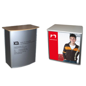 Aluminium Promotionstheke faltbar