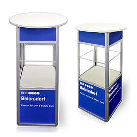 Aluminium Messetheke faltbar