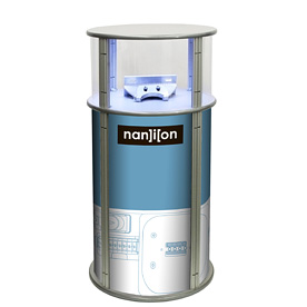Aluminium Promotiontheke faltbar