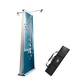 Beidseitiges Rollup Display