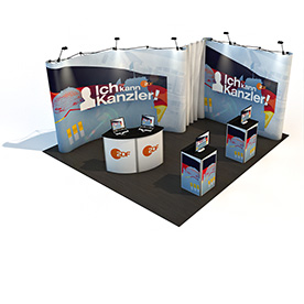 Modularer Werbestand