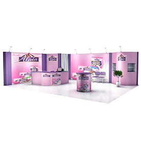 Modularer Werbestand
