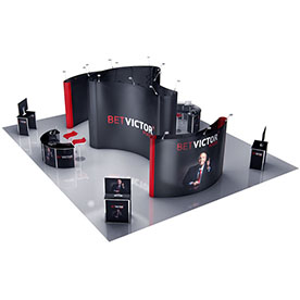 Modularer Werbestand
