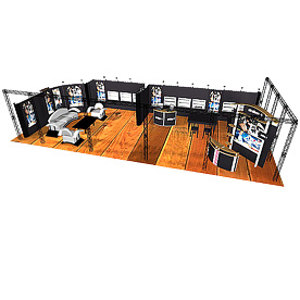 Modularer Werbestand