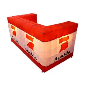 aufblasbare Werbecounter