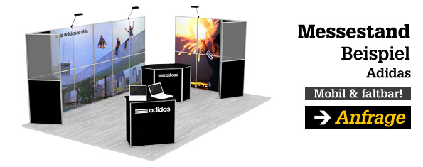 Adidas Messestand