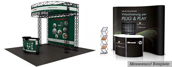 Beispiel Messestand