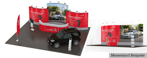Beispiel Messestand