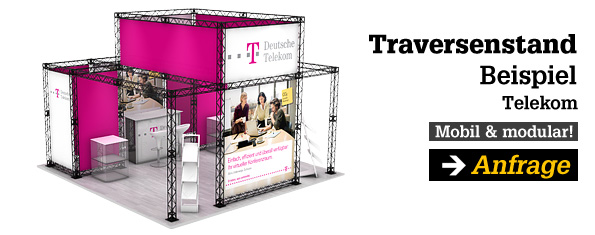 Telekom Traversen Messestand